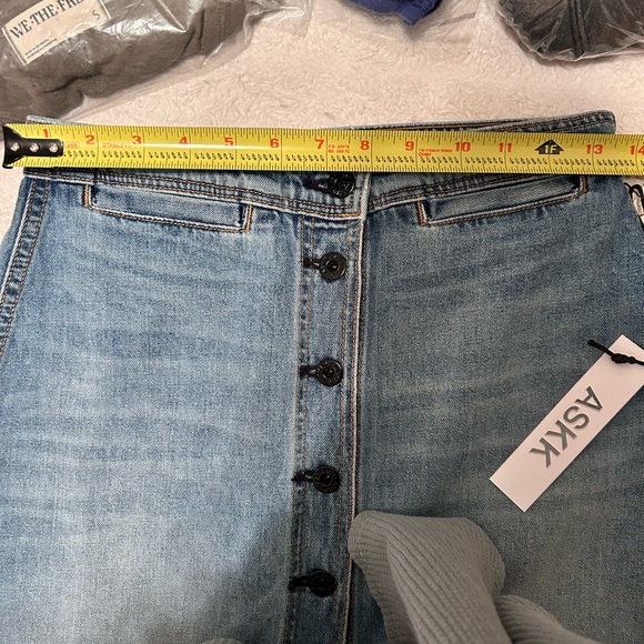 NWT  ASKK NY Brighton Skirt Water Street in Size 26 - Picture 12 of 13